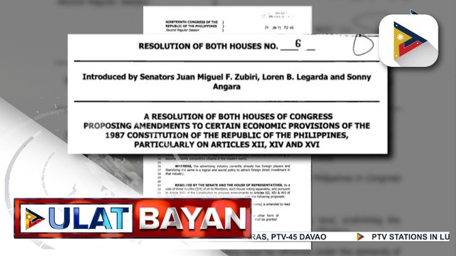 Charter change, mainit pa rin na pinag-uusapan sa dalawang kapulungan ng Kongreso