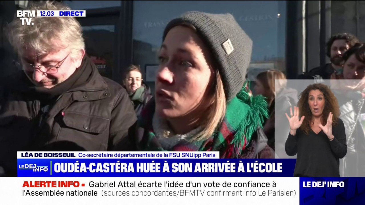 Polémique Oudéa-Castéra: Léa de Boisseuil (SNUipp-FSU) juge "ahurissant" que la ministre ait "cité nommément l'école Littré"