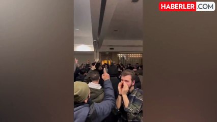 Ahmet Bostancı tahliye edildi, adliye koridorlarında "Yaşasın şeriat" sloganları atıldı