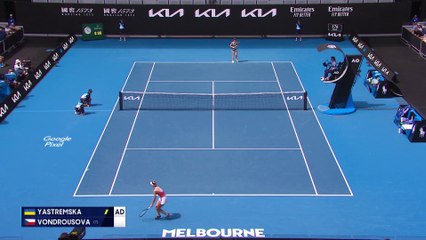 Vondrousova, par ici la sortie : Les temps forts de sa déroute contre Yastremska