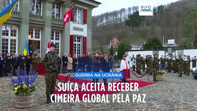 Suíça vai realizar cimeira para a paz na Ucrânia a pedido de Zelenskyy