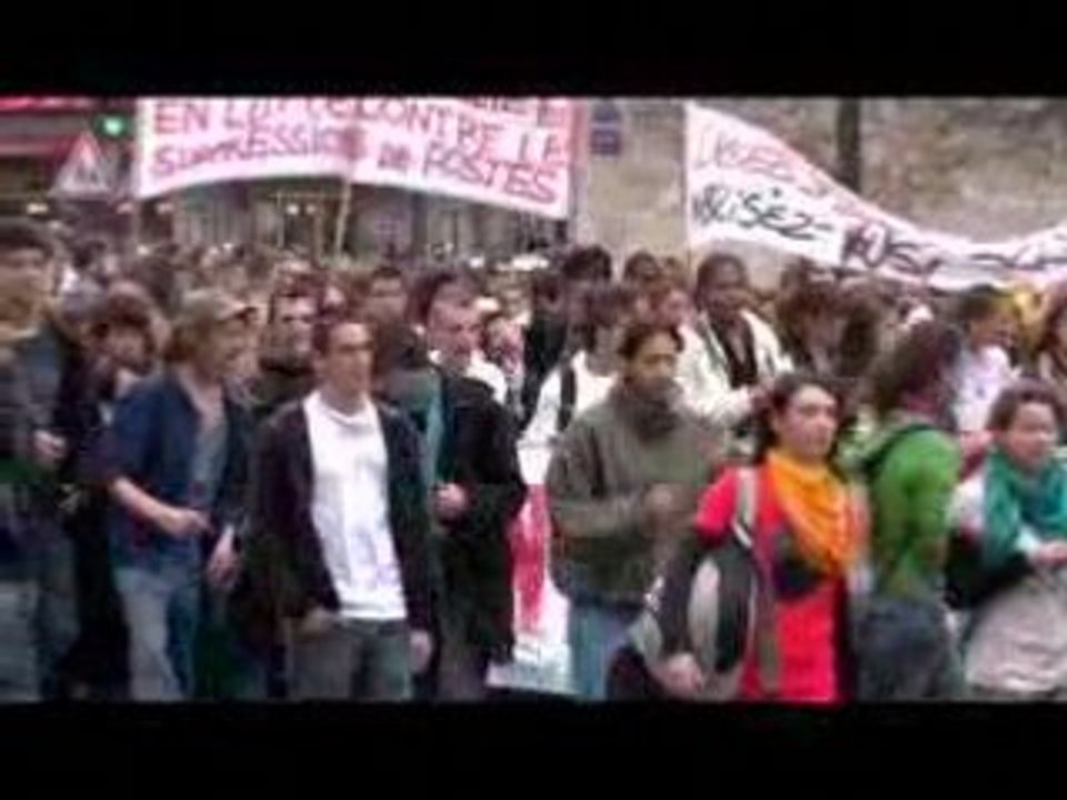 Manif 1er avril 2008 (profs, lycéens)