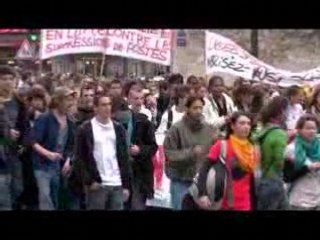 Manif 1er avril 2008 (profs, lycéens)