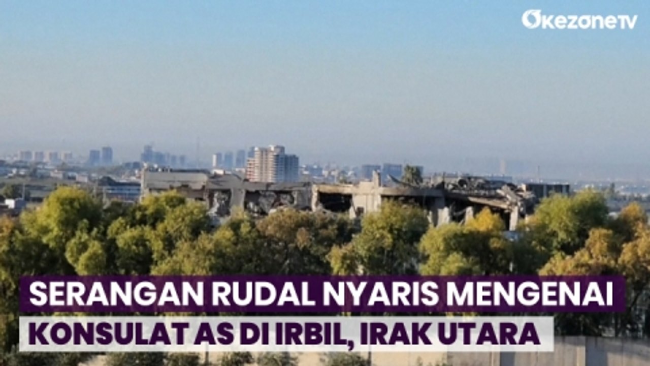 Rudal Iran Menghantam Kawasan Kelas Atas dekat Konsulat AS