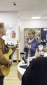 Ronan Keating surprises Hemel Hempstead shoppers with Tesco Mobile store performance