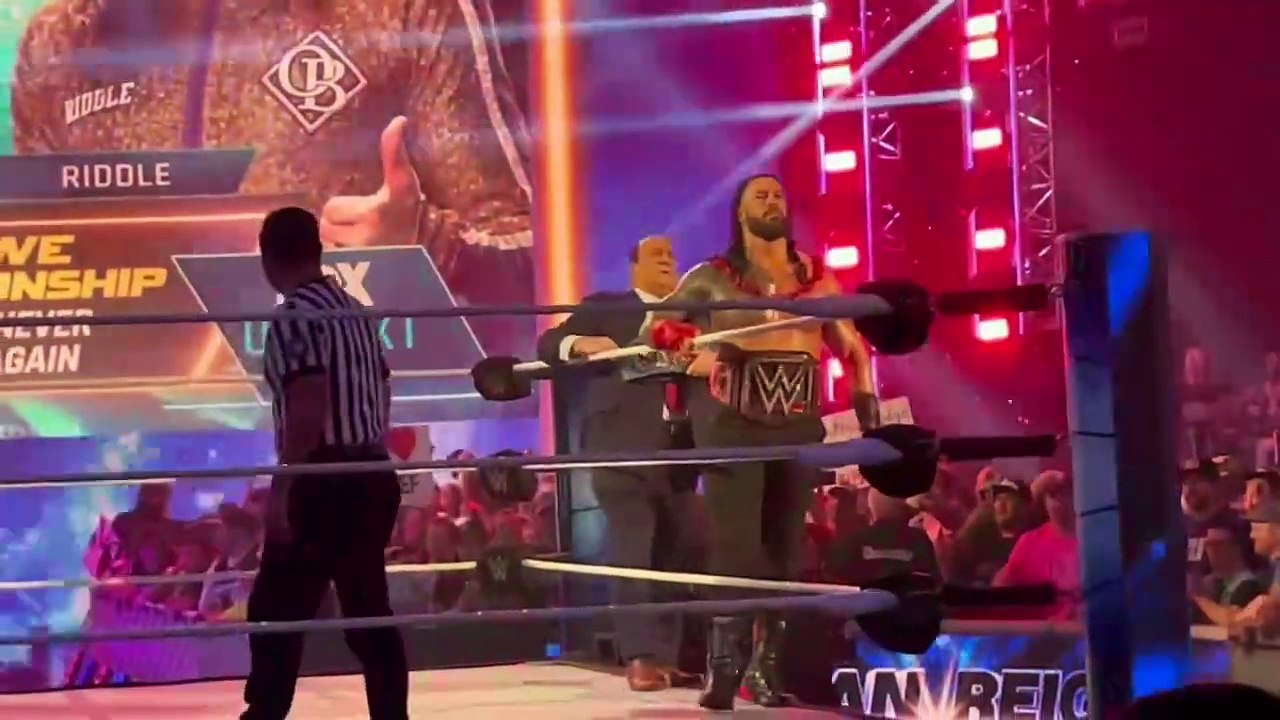 Roman Reigns vs Riddle Full Match - WWE Smackdown 6/17/22