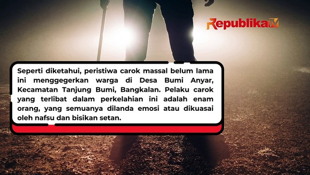 Doa untuk Turunkan Amarah Agar tak Sampai Membunuh Seperti Carok