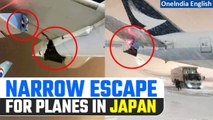 Another plane tragedy averted in Japan| Watch what happened when a passenger plane was hit| Oneindia