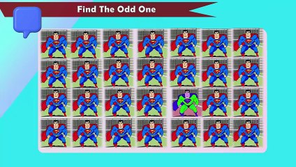 Find The Odd Superman