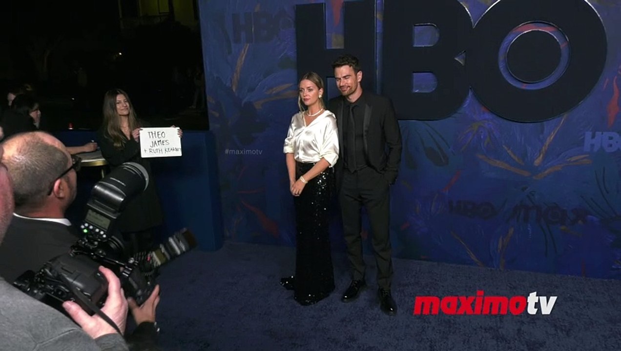 Theo James "HBO & Max Post-Emmy Celebration" Blue Carpet
