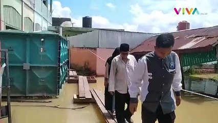 Dampak Banjir, Madrasah Nurul Iman Pulangkan Puluhan Santri