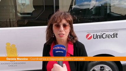 Unicredit dona un pulmino a Centro accoglienza per disabili di Palermo