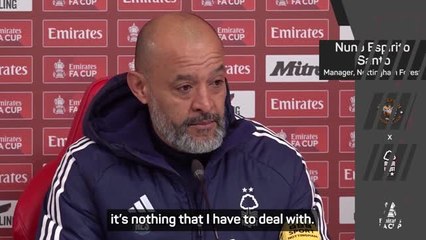 Everyone at Forest 'concerned' about Premier League charges - Nuno