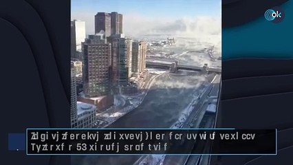 Impresionantes imágenes una ola de frío engulle Chicago a 20 grados bajo cero