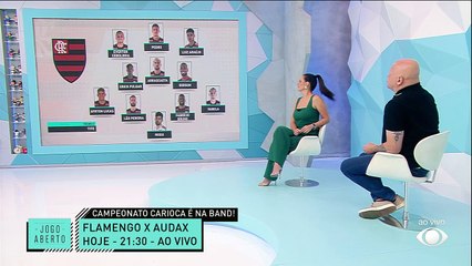 Ronaldo Giovaneli e Livia Nepomuceno projetam possível Flamengo de estreia do Carioca