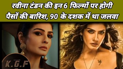 रवीना टंडन की इन 6 फिल्मों पर होगी  पैसों की बारिश, 90 के दशक में था जलवा।