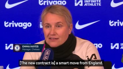 Hayes excited to face 'incredible' Wiegman at next World Cup