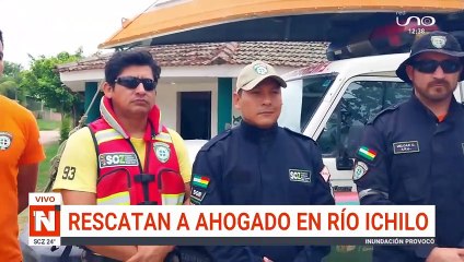 Rescatan a joven ahogado en río Ichilo