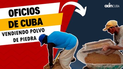 Vendiendo polvo de piedra. Oficios de Cuba