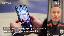 Bakan Kacır, Türk astronot Alper Gezeravcı ile görüntülü bir görüşme gerçekleştirdi