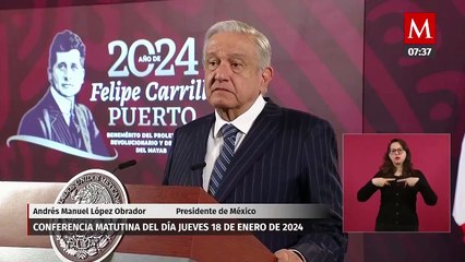 Presume AMLO mejora en percepción de inseguridad "es la más baja en 10 años"