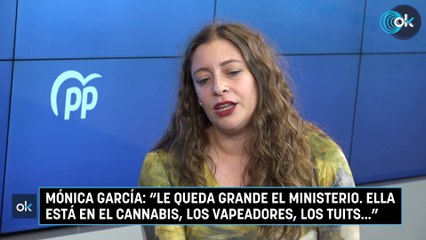 Ester Muñoz: "Óscar Puente es un macarra que ha exportado de Valladolid su dudoso talento"