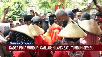 Kader PDI-P Mundur, Ganjar: Hilang Satu Tumbuh Seribu
