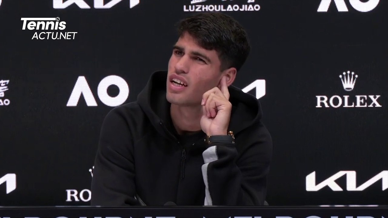 Open d'Australie 2024 - Carlos Alcaraz : "Richard Gasquet est évidemment un grand joueur, mais je dois dire que c'est une personne encore meilleure"