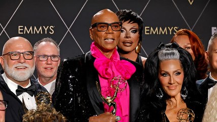 RuPaul defends library readings by drag queens in Emmys speech