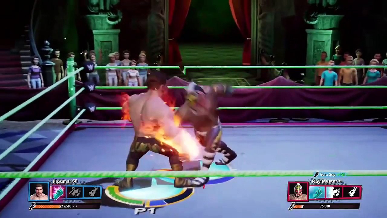 EDDIE GUERRERO VS REY MYSTERIO IN BATTLE GROUNDS : GAMEPLAY