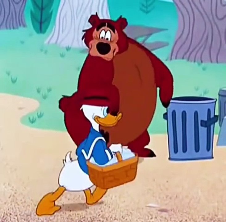Donald Duck and Bear