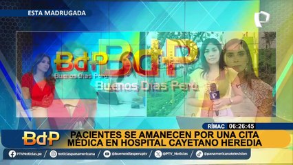 Hospital Cayetano Heredia: más de 200 personas “acampan” para obtener una cita