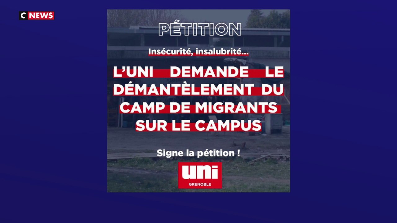 Grenoble : bras de der autour d'un camp de migrants