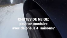 Peut-on rouler avec des pneus 4 saisons en cas de fortes chutes de neige ?