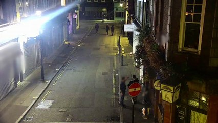 Watch the moment an undercover police officer has his watch robbed by five men