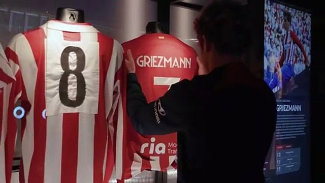 Le maillot de Griezmann en vitrine du Cívitas Metropolitano