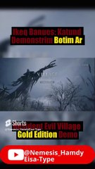 When I Began Playing The Demo of Resident Evil Village  Gold Edition