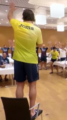EPIC INITIATION!  - Ben Brereton Diaz blasts out 'Sweet Caroline'
