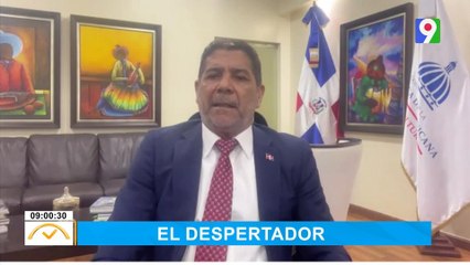 Lic. Limber Cruz, Ministro de Agricultura en  El Despertador