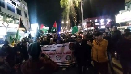 مسيرة في إربد الليلة