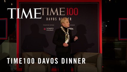 WEF24 TIME100 Davos Dinner: Cindy McCain Toast