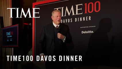WEF24 TIME100 Davos Dinner: Al Gore Toast