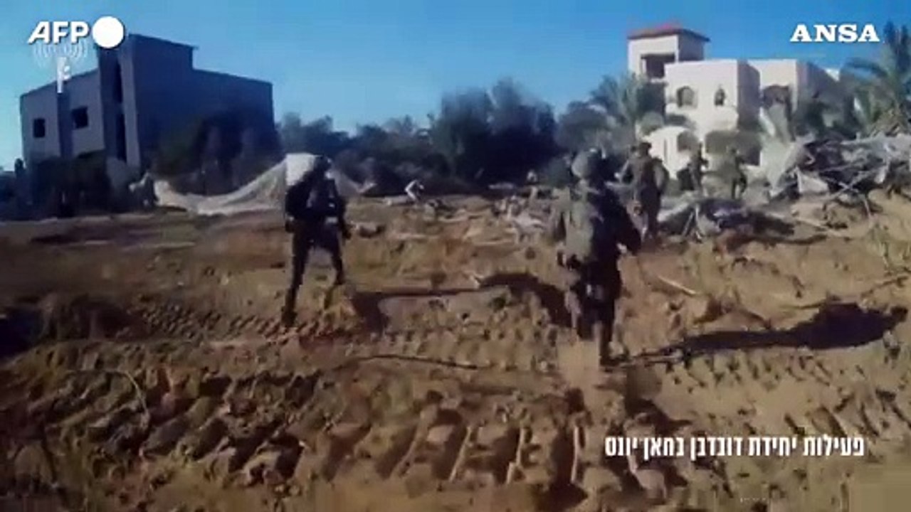 Gaza, i filmati dell'esercito israeliano nella Striscia