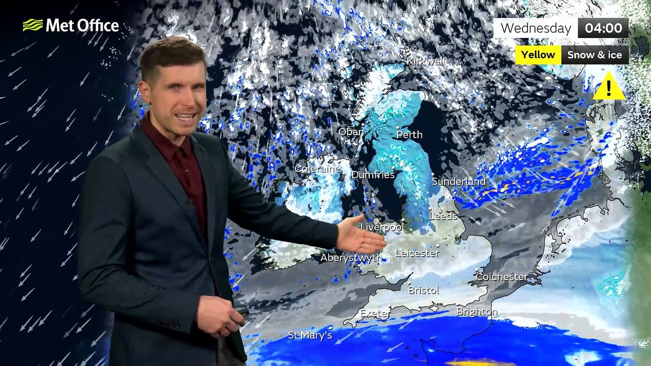 The latest weather forecast for the week ahead as warnings for snow remain in place