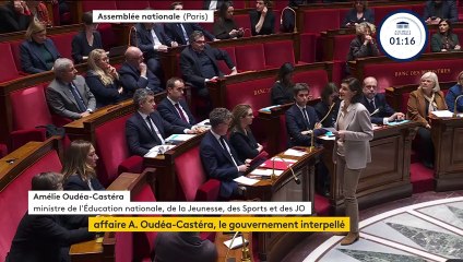 Amélie Oudéa-Castéra dit avoir présenté ses "excuses" aux enseignants de l’école Littré et conclue