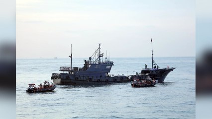 인천 백령도 해역 불법 침범하고 달아난 中 어선 나포 / YTN