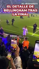 El detalle de Jude Bellingham en la celebración de la Supercopa