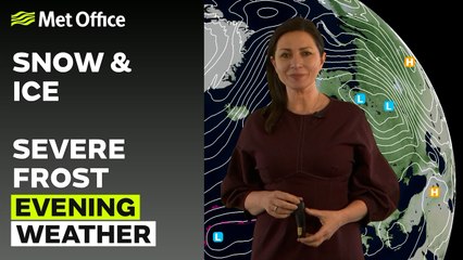 Met Office Evening Weather Forecast 16/01/24 - Further snow in the north