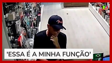Homem acalma vendedora ao assaltar loja em shopping de Pernambuco: 'Sou profissional na área'