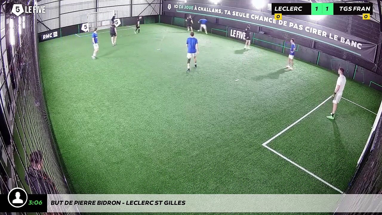 But de Pierre BIDRON - LECLERC ST GILLES